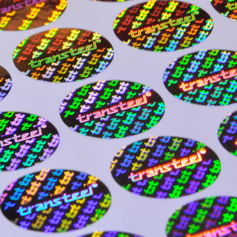 Custom Made Your Own Printed Die Cut 3d Round Vinyl Adhesive Security