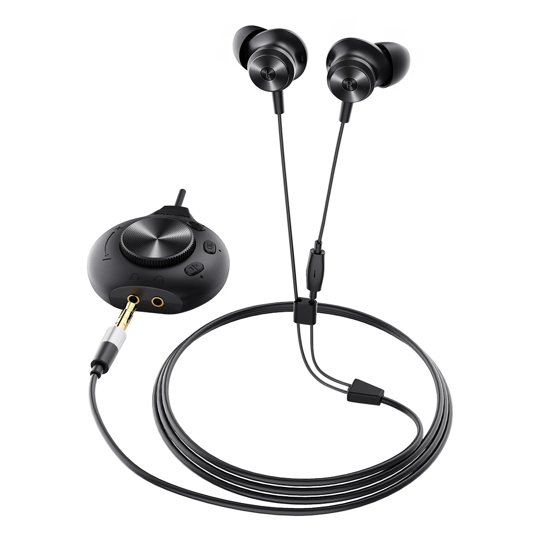 

2020 China NEW Arrival Bluedio LI Pro earbuds 7.1 sound card studying and working assistant headphone for PC music earphones, Black