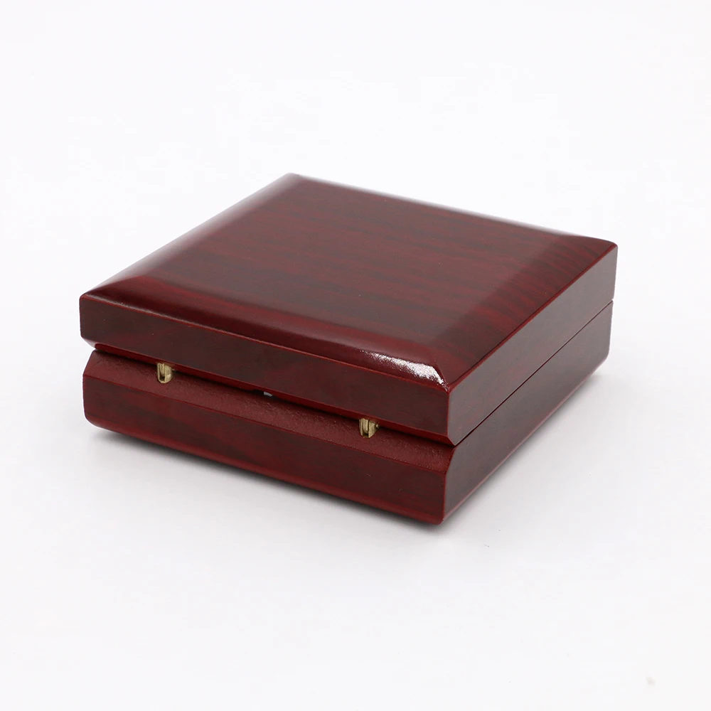 

Luxury Gift Jewel Pendant Packaging Necklace Box Wood Jewellery Wooden Jewelry Gift Box With Led Light