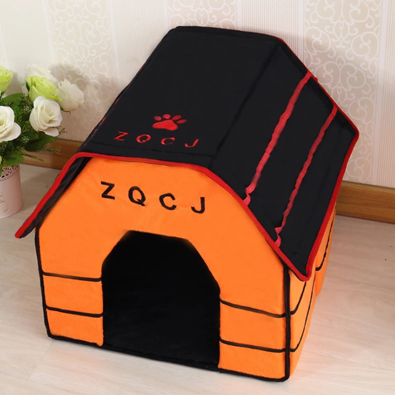 

Self-Warming 2 In 1 Foldable Comfortable Triangle Cute Pet Cat Bed Tent House, Customized color