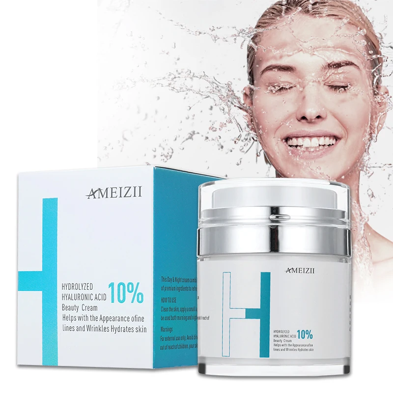 

Hot Selling Cremas Faciales Hyaluronic Acid Peptide Face Cream Anti Aging Wrinkle Moisturizer Hydrating Day And Night Face Cream