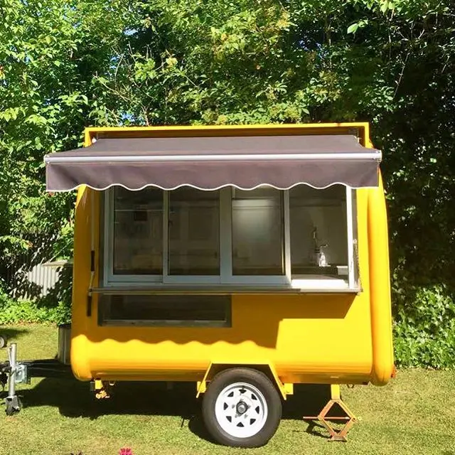 Best Quality Food and Beverages Kiosk Vending Food Trailers Mobile Fast Food Cart With Wholesale Prices