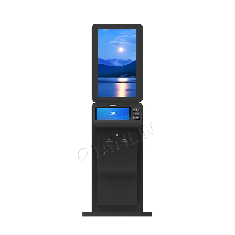 
Hotel Check In self service Kiosk with Card Dispenser and printer  (1600073242168)