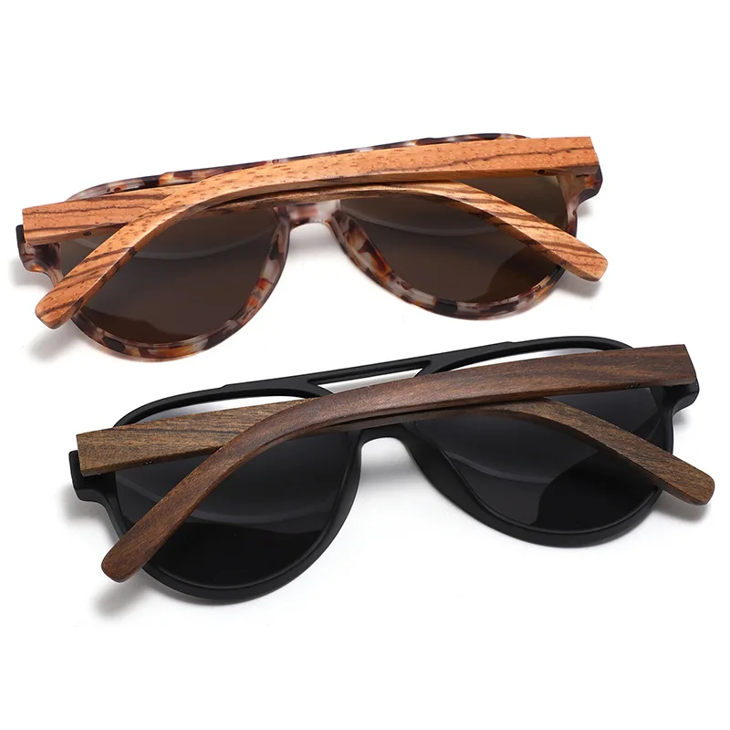 

Wholesale Black Walnut Gum Board Mezzanine Frame Bamboo Wood Sunglasses