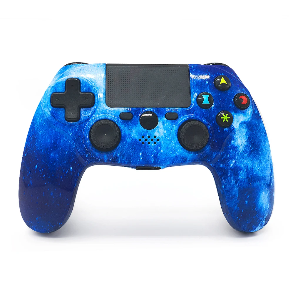 

Wireless PS4 Game Pad Joystick Blue Gaming Control Controller PS4 Remote For Play Station 4, Blue,red,black,purple,green,camo