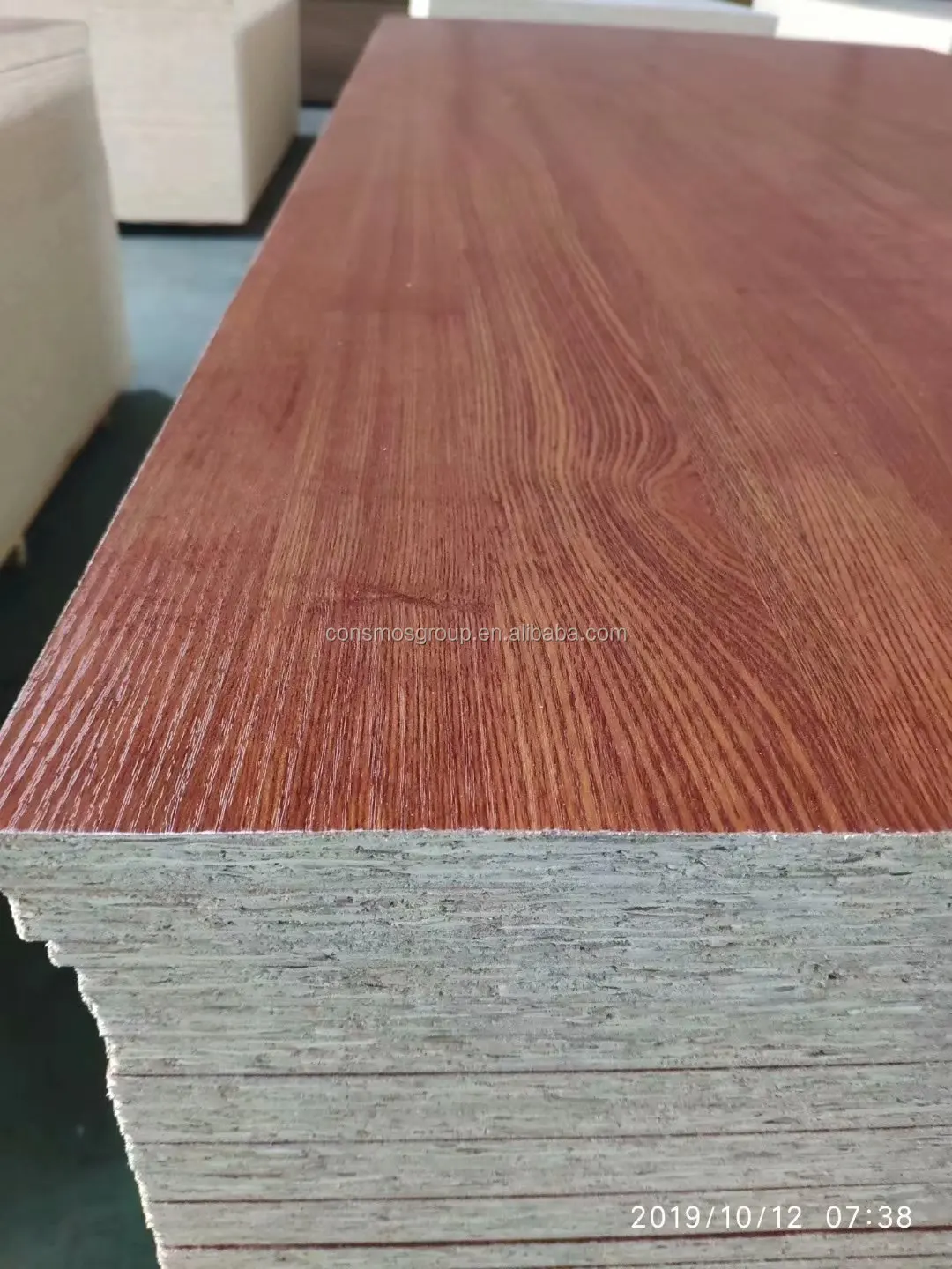 Venta Caliente De La Fábrica De Paneles De Partículas De Melamina Junta