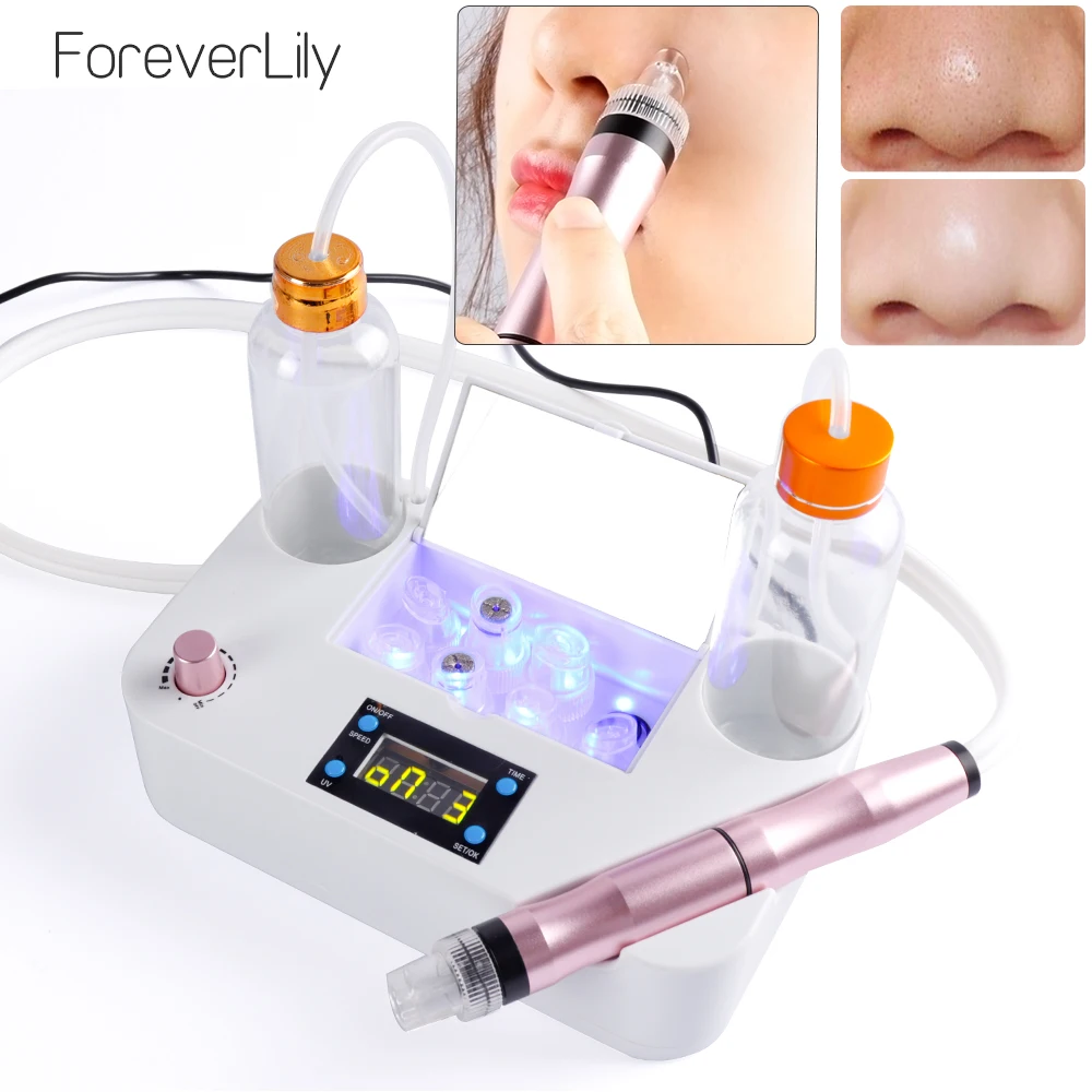 

Blackhead Remover Face Deep Nose Cleaner Acne Pimple Vacuum Suction Machine Pore Cleaner Skin Care Face Deep Cleansing Tool, White
