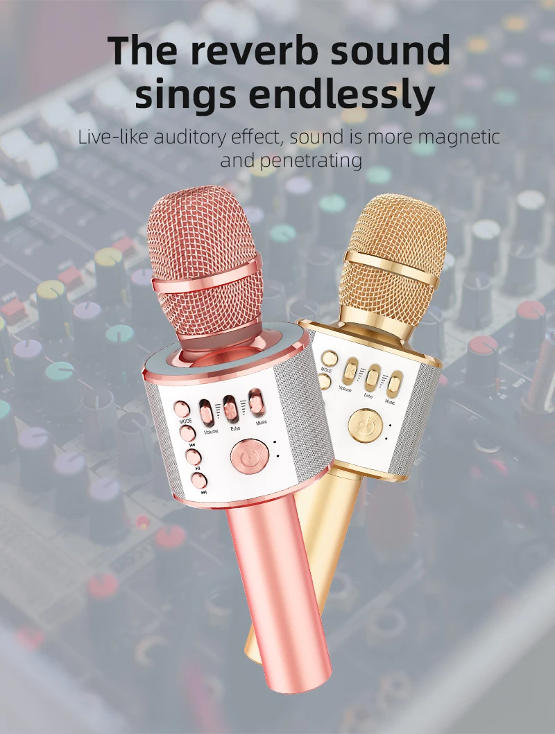 2020 best music mini blue tooth portable karaoke wireless bluetooth speaker with microphone - ANKUX.COM