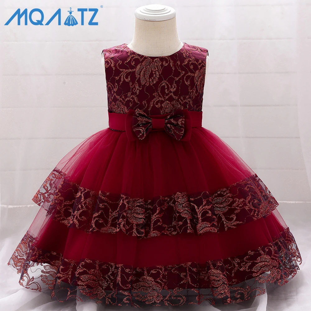 

MQATZ Girls Party Dress Children Girls Tutu Wedding Dresses Bridal Evening For Kids