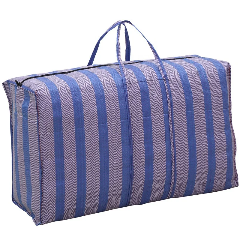 

Wholesale Nylon tote bag travel non-woven thick Oxford cloth large moving waterproof luggage non-woven