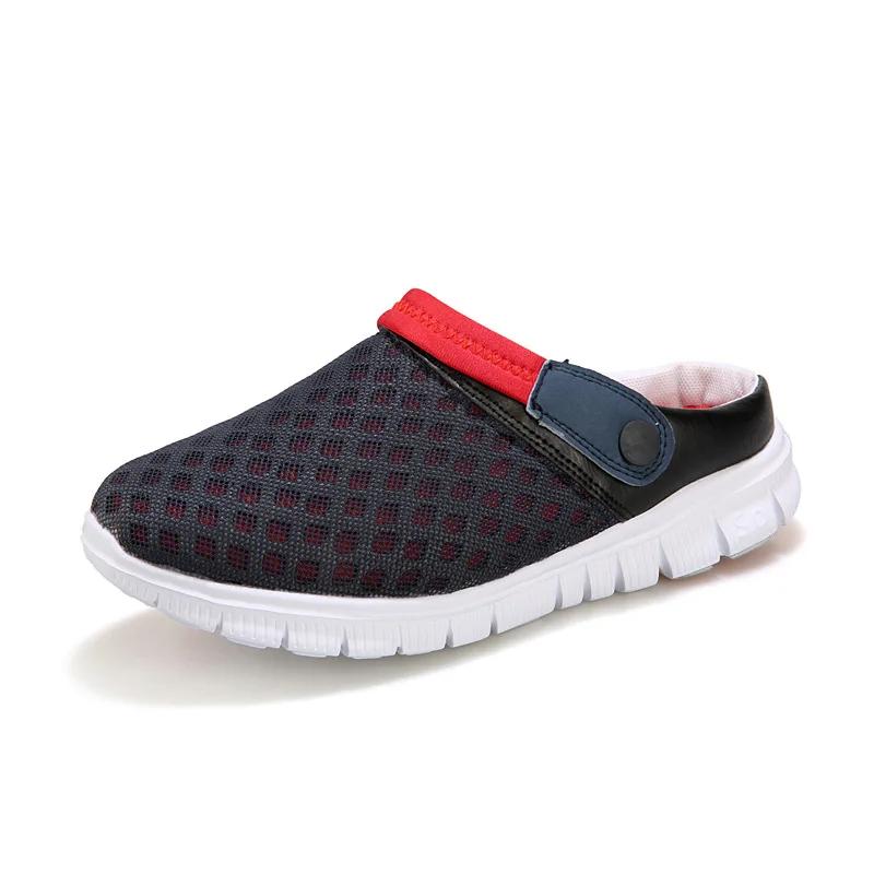 

SP117 Summer Slip-on Mesh Wave Sandals Garden Clog Shoes Half Casual Nest Men and Women Slip-on Clogs, Multiple colors