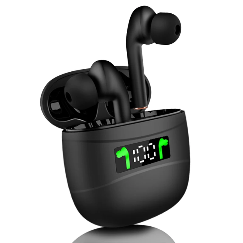 

J3 Pro Update Version 5.0 IPX7 Waterproof TWS Earphone Headphones with Digital Intelligence LED Display Charging Case