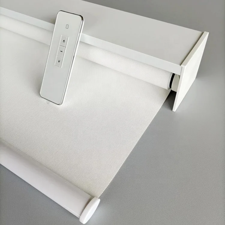 Custom Cassette Valance Roller Blinds Square Fascia Fireproof Black Out Sun Screen Window Roller Shades