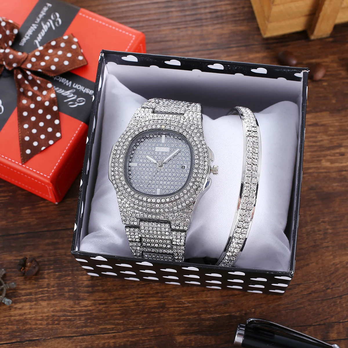 

Luxury fashion box set Bracelet quartz women's watch best selling product 2020