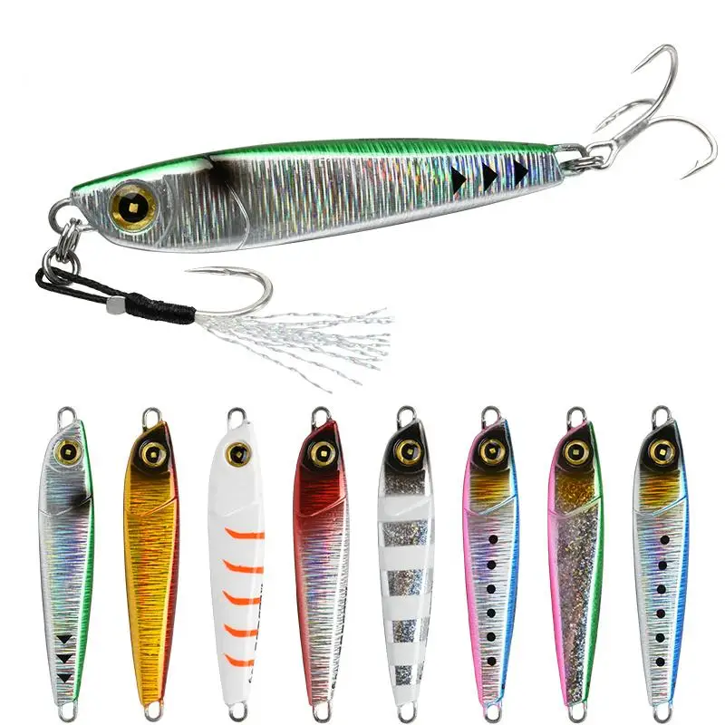 

ALLBLUE 30g 40g KAIDO Metal Casting Shore Fishing Jigging Lure, 8 colors