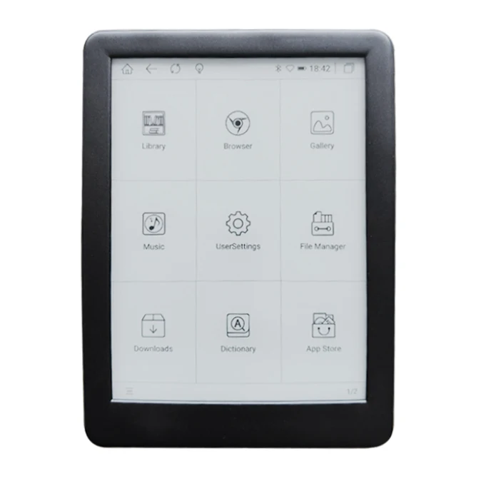 

P6 1072*1448 6inch Android eink WIFI with touch screen font light 300PPI Smart ebook reader
