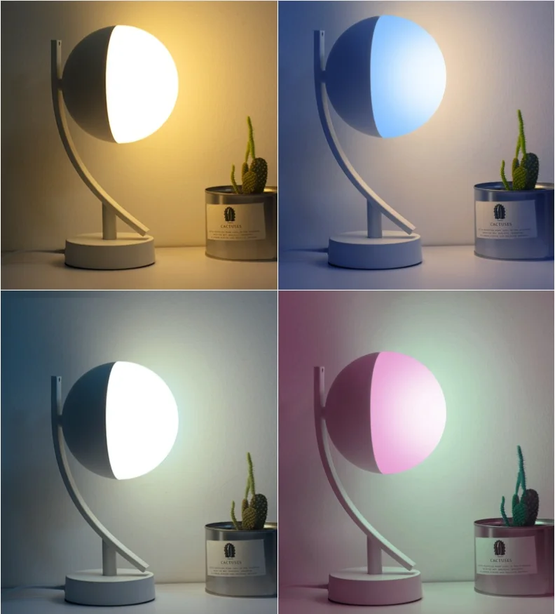 Google Home Wifi Controlled Table Lamp With Usb Port Touch Led Smart Table Lamp