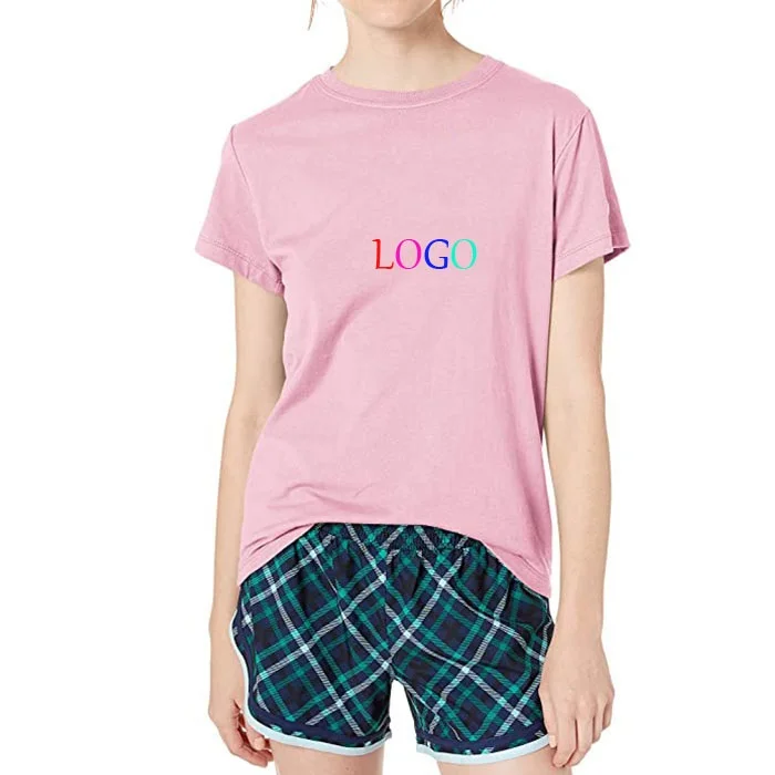 

Wholesale Cheap T- Shirts Summer Short Sleeve Plain Women's T- shirt