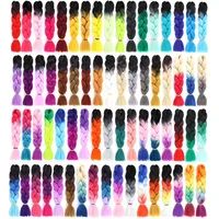 

Top Quality Braids synthetic hair 3 tones 24inch ombre jumbo braids