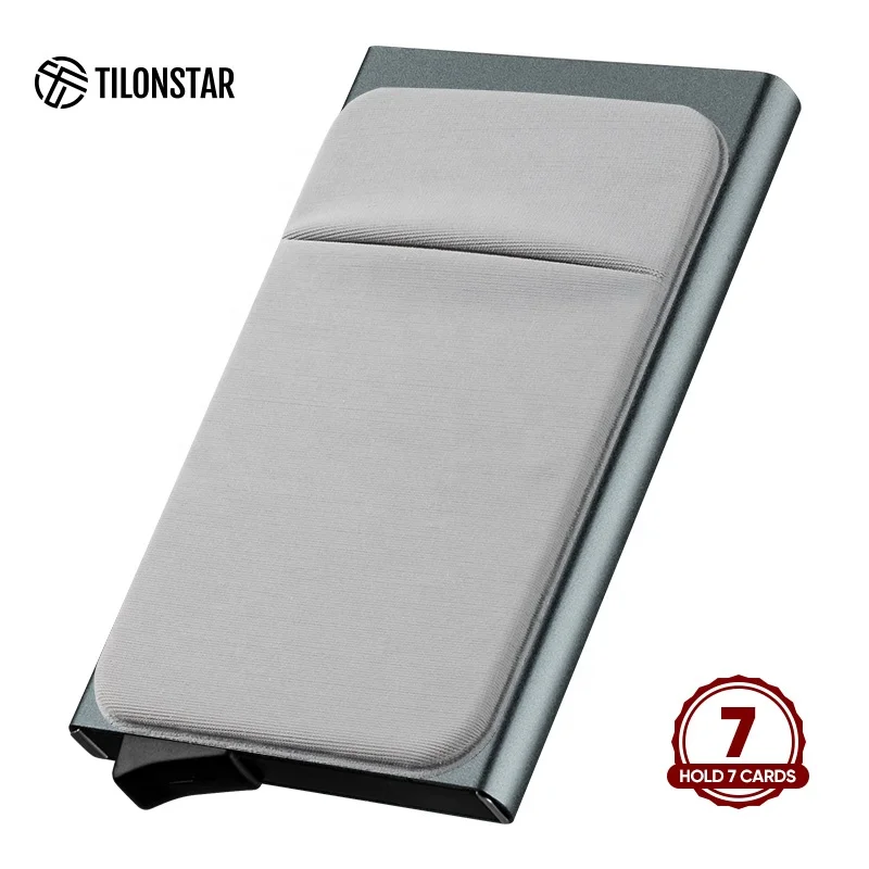 

Slim Minimalist Wallets Card Case Box Carteira RFID Aluminum Wallet Canada