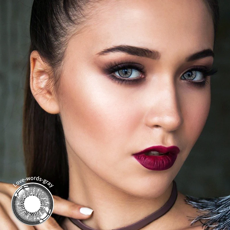 

Brown blue gray colored eyecontact lences contact lenses color no degree