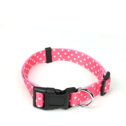 

Pink Wave Point Fancy Cat Collar Pet Collar Luxury Dog Collar for dog