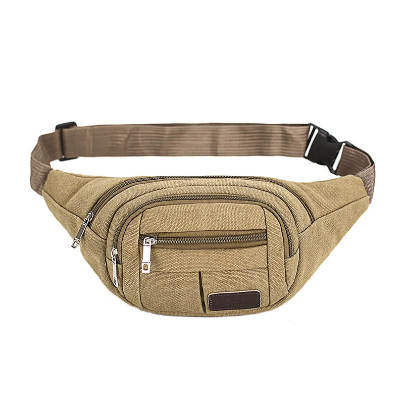 

Promotional Colorful Nylon Sport waist bag Printed design canvas waist bag, As picture