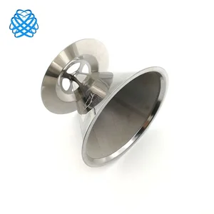 Reusable Paperless Stainless Steel Pour Over Drip Coffee Cone Filter