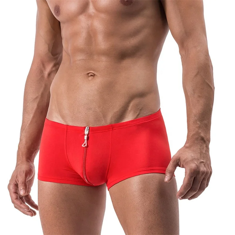 

PATON Garment manufacturer custom sexy gay boy underwear classic boxers mens sporty underwear boxer briefs with Zipper