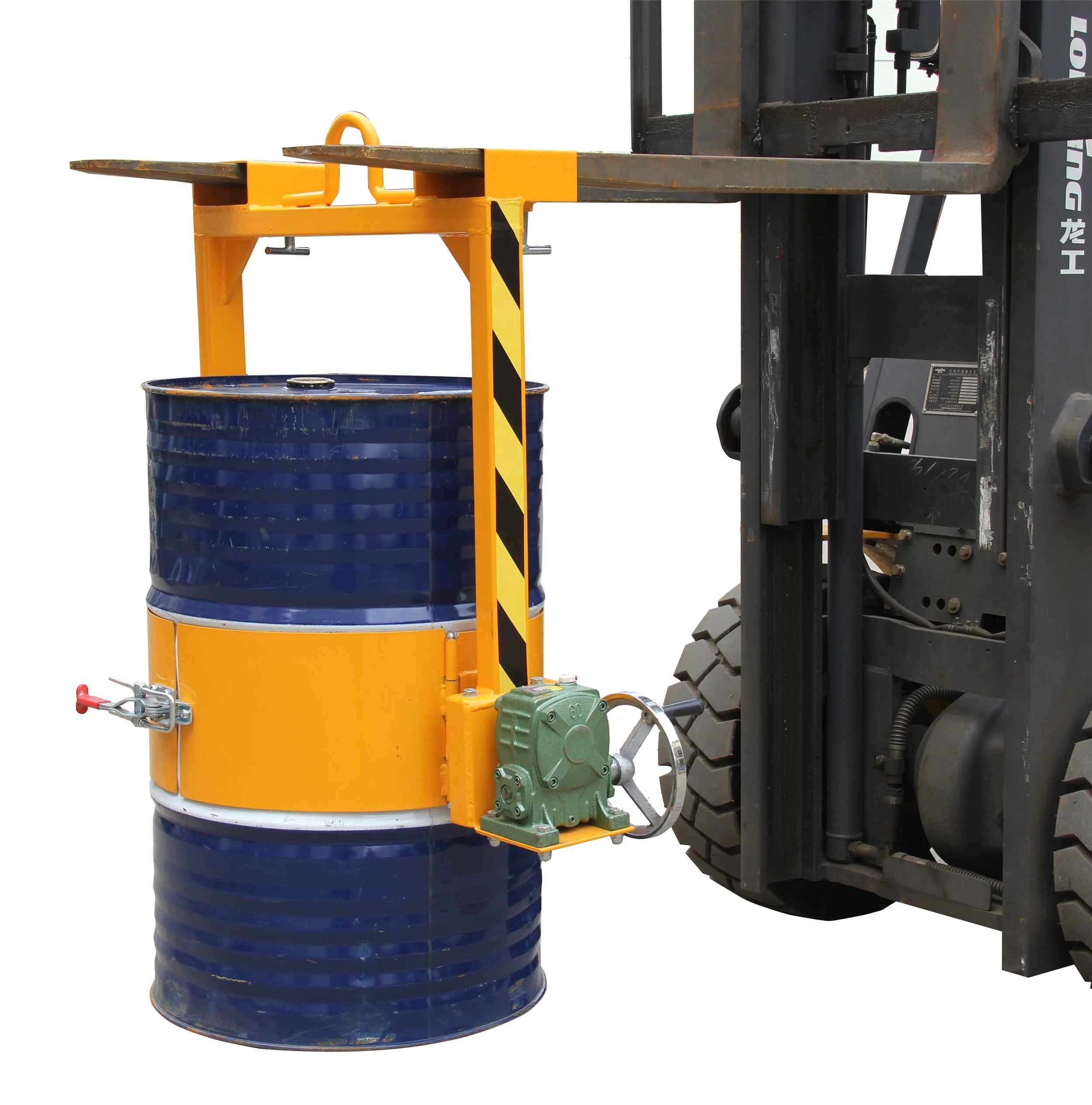 LM800 Crane Mounted Drum Lifters Drum Rotator Forklift attachment Tools