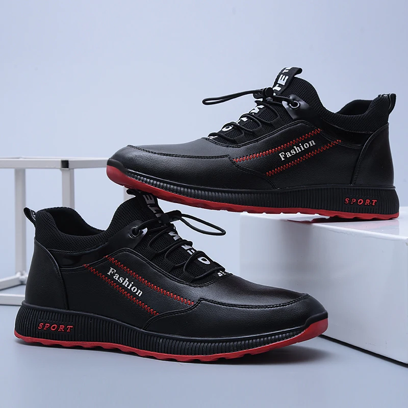 

China custom mens leather casual shoes cheap wholesale comfortable shoe