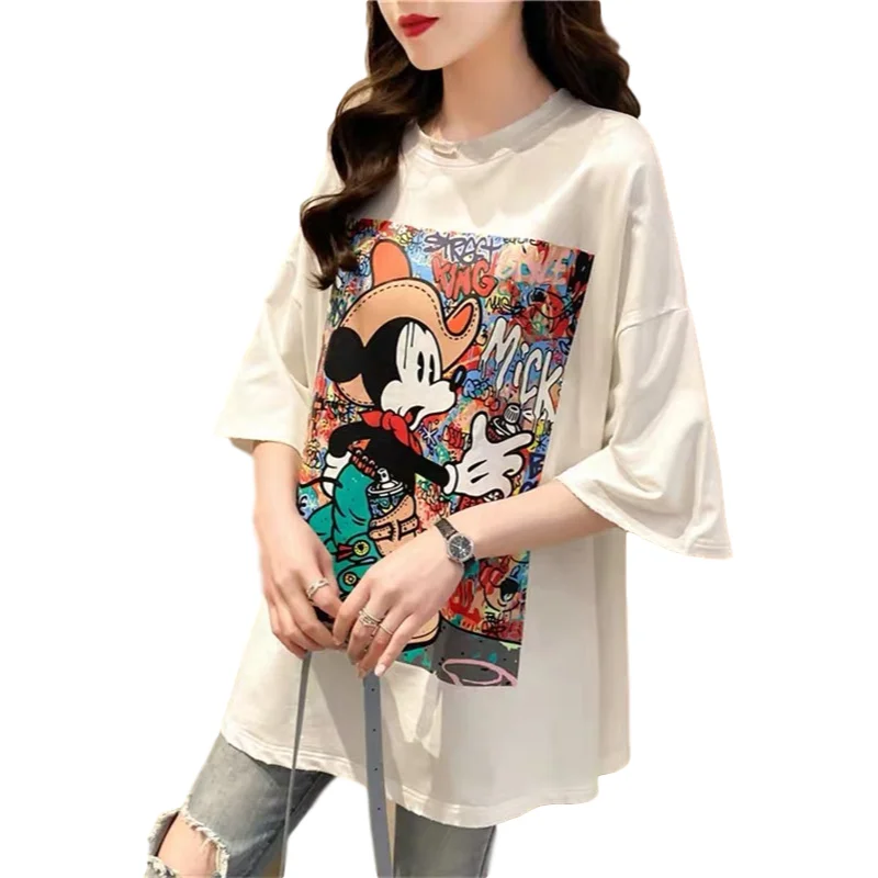 

Certificated quality wholesale prices Custom Printing O-Neck casual woman t-shirt