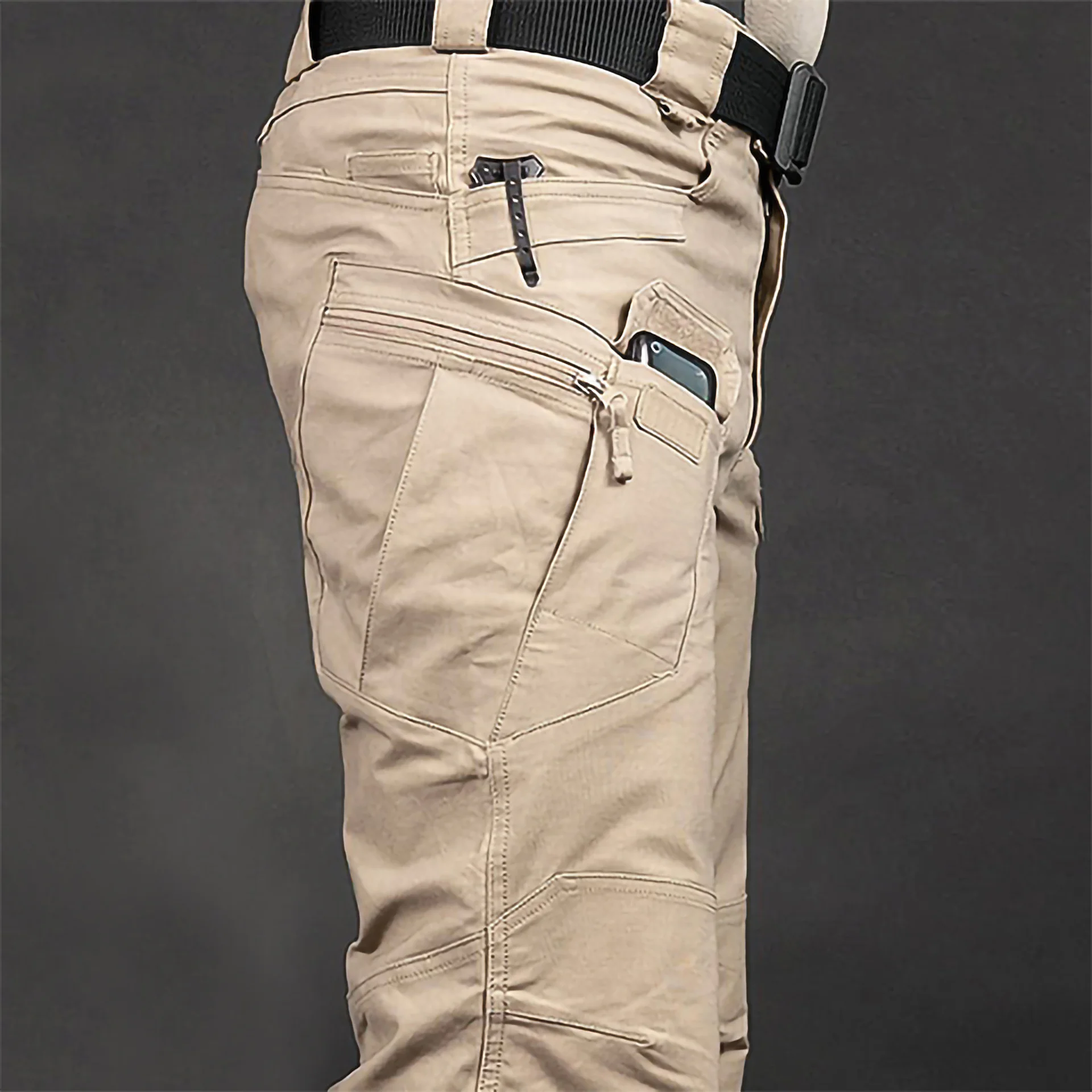 

2021 OEM Men's Tactical Water Repellent Cargo Pants Lightweight Hiking Multi Functional Pockets Work Pants Trousers