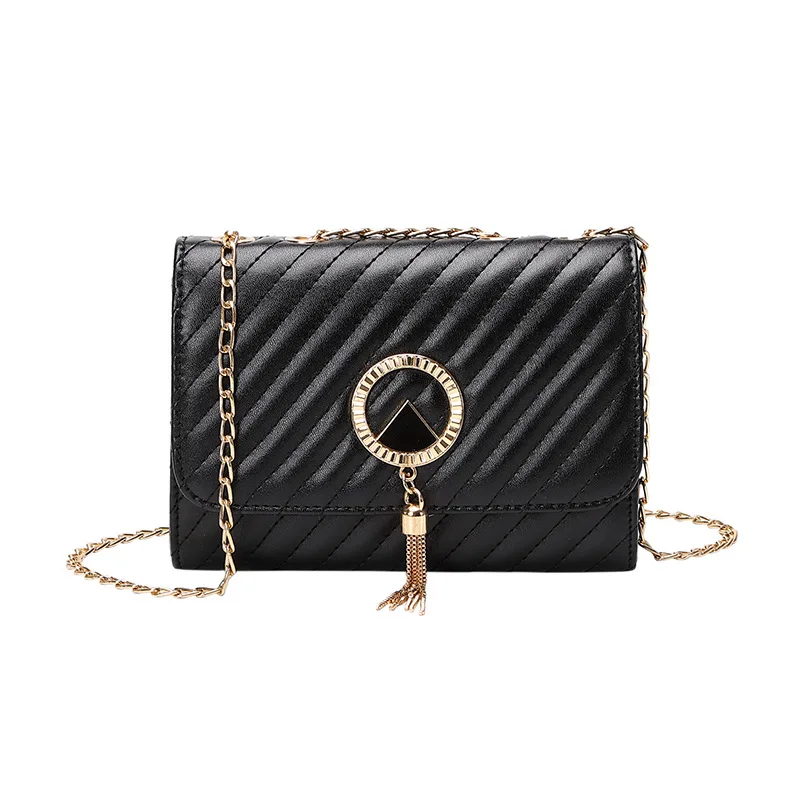 

2021 fashion luxury pu leather messenger bags crossbody chain bag for women, As picture