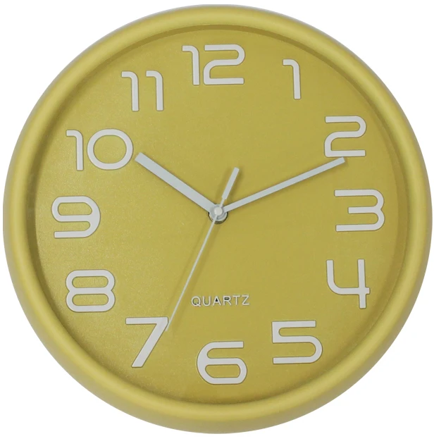 

Hot selling Plastic neon Wall Clock For Promotion Gift, Rose and gold