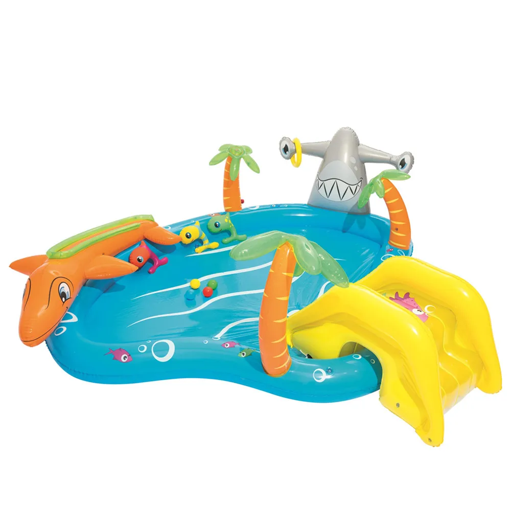 

Bestway 53067 Sea Life Play Center Swim Pool 2.80m x 2.57m x 87cm Summer Garden, Colorful