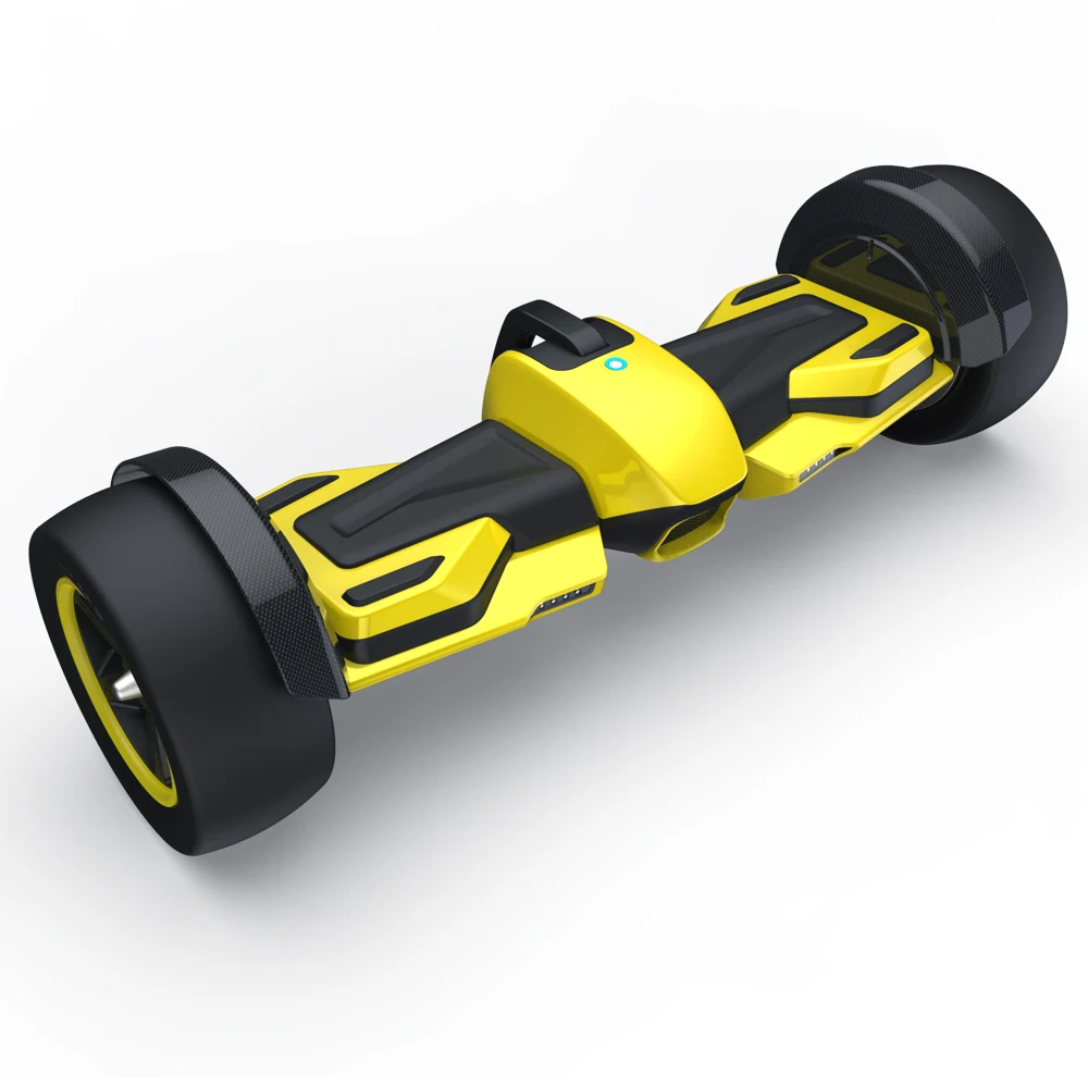 

Gyroor Best Quality 36V electric 2 wheel smart balancing scooter hoverboard with side lights New design, Silver+yellow