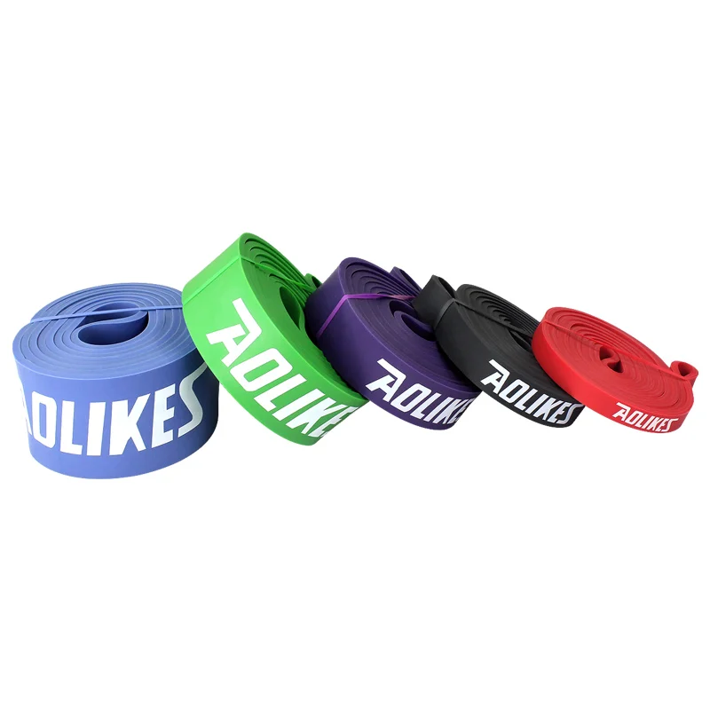 

Sports yoga resistance training belt tension natural latex tensioner yoga resistance belt fitness belt equipment, Red,black,purple,green,blue