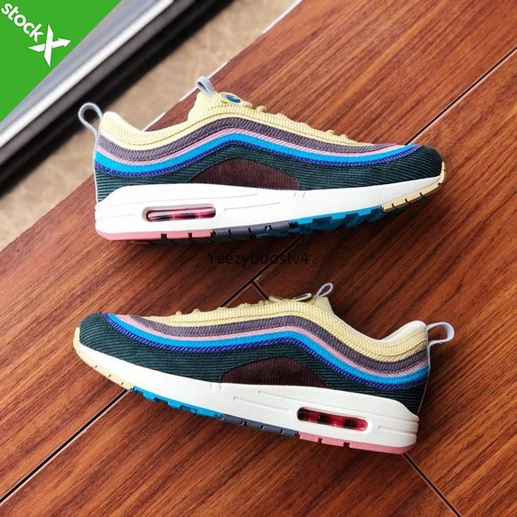

China factory New Sean Wotherspoon Men Running Shoes max 97 mens trainers