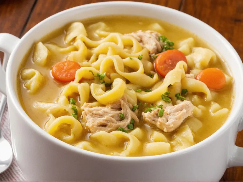 Homemade Chicken Noodle Soup Nutrition Facts & Benefits