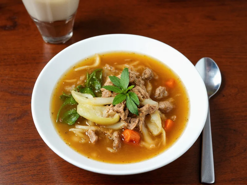 Classic Vegetable Beef Soup with Cabbage Recipe