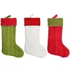 Christmas stockings candy bag Christmas articles knitted medium size gift bag gift bag pendant Christmas tree ornament pendant