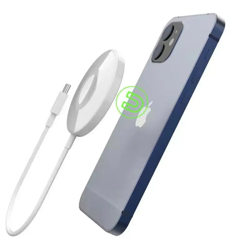 

Wholesale 2021 New Magnetic Fast Safe charge 10W Wireless Charger For Iphone 12/ Iphone 12 Pro/ Iphone 12 Pro Max, Black / white