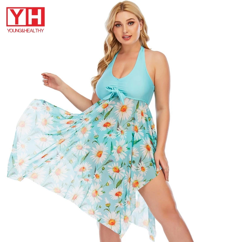 

Wholesale Micro Fitness Plus Size Swimwear Bikini With Cover Up Dress