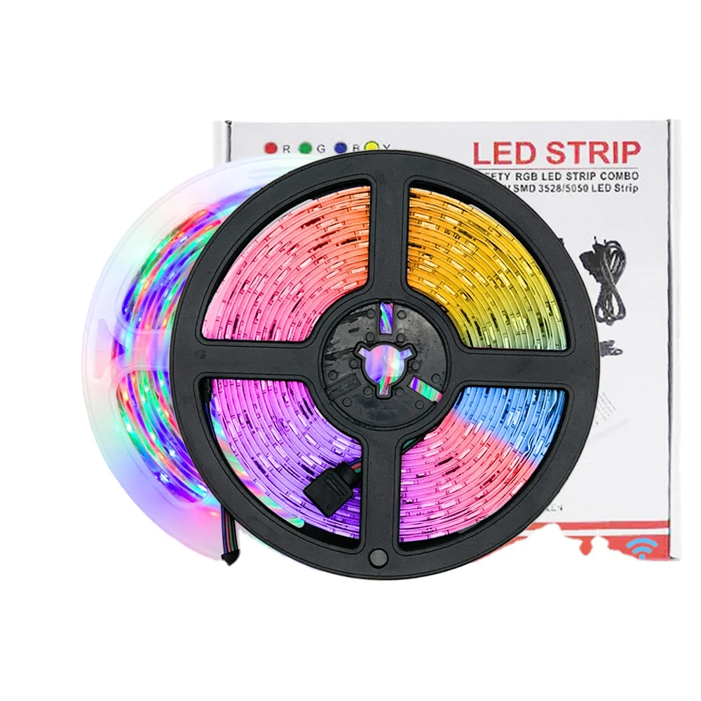 RGB colorful conversion 5m flexible light led strip for wholesale