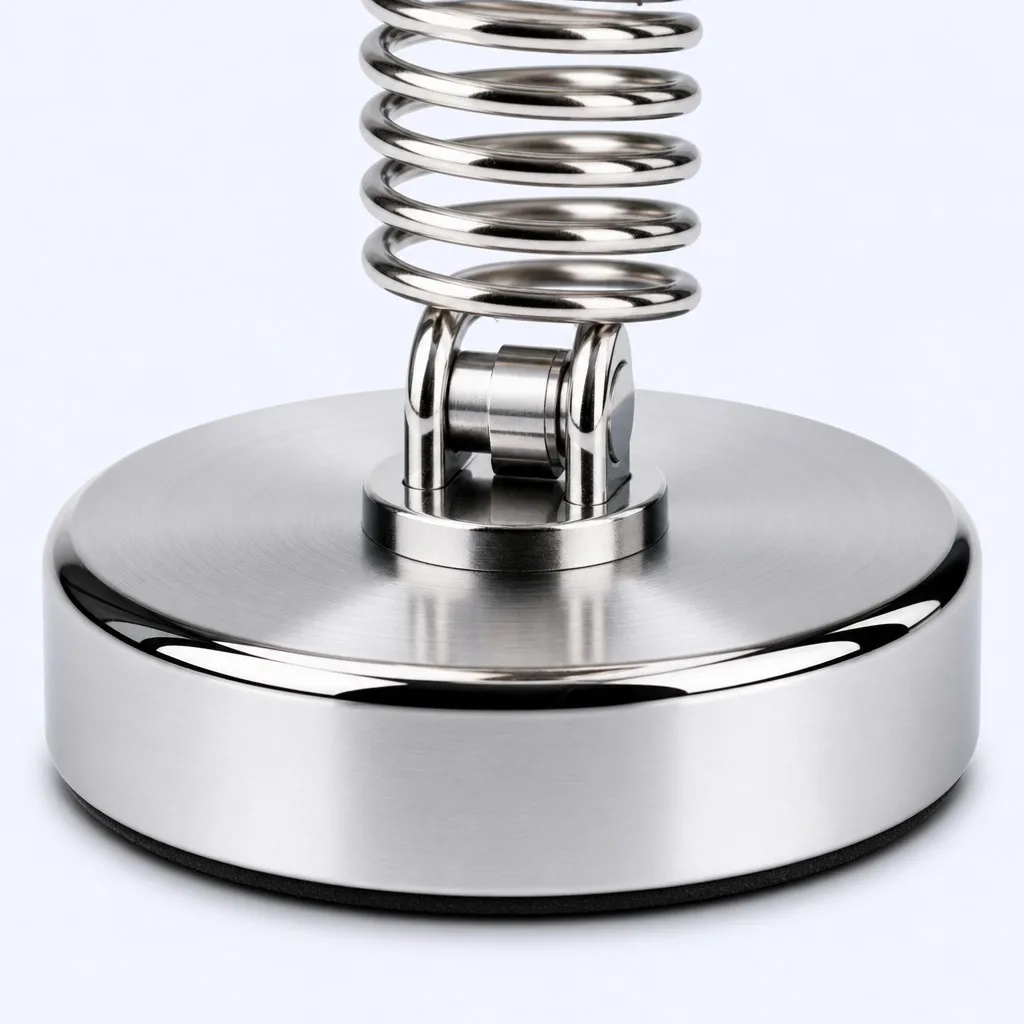 Weighted Metal Base and Spring Mechanism Detail