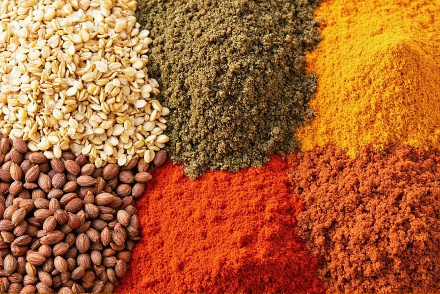 Middle Eastern spice market stall