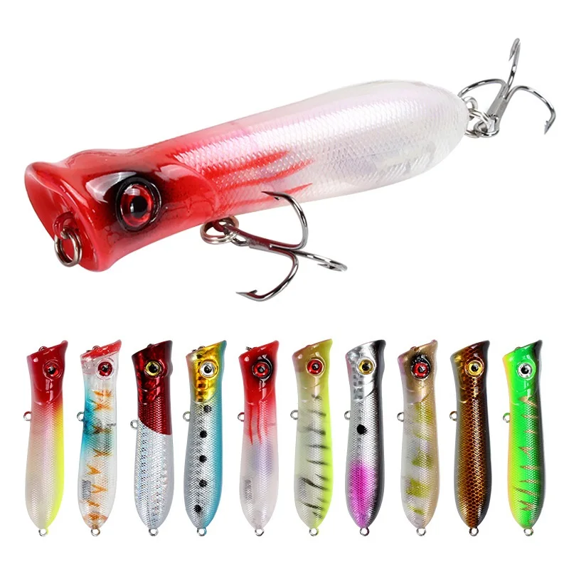 

New 10-color new Popaluya lure 11.4g 8cm plastic hard lure, 10 colors