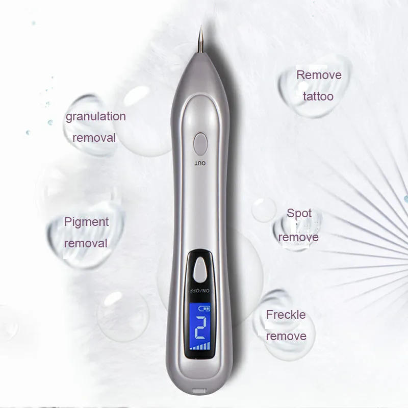 

High quality protable remove pen Freckle Mole spot remove Laser pigment Tattoo Removal with 9 speeds