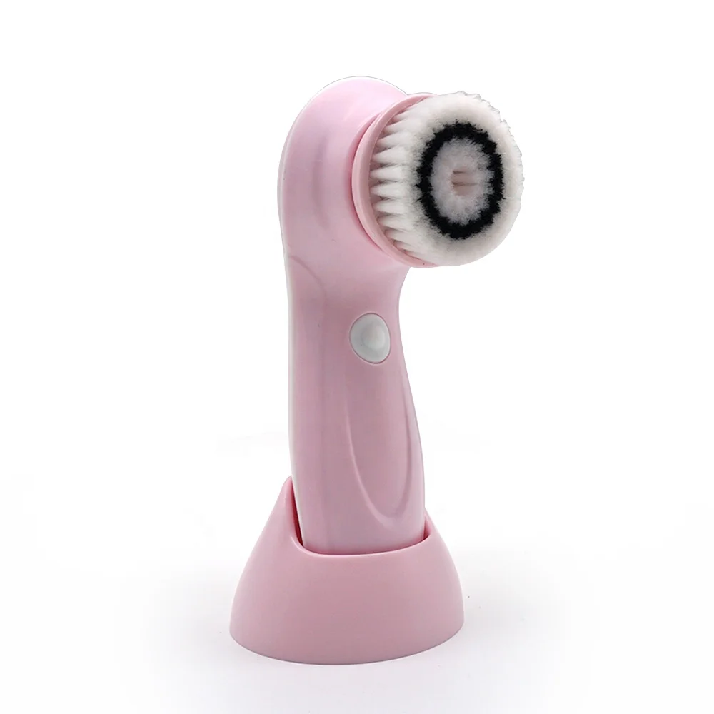 

USB Rechargeable IPX7 Waterproof Exfoliating Brush for Face Brush, Pink / blue